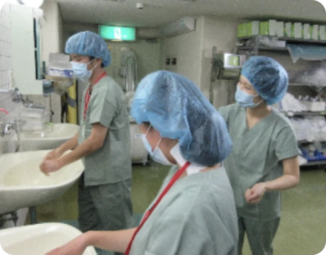 ステップアップコースの一日医師体験の様子