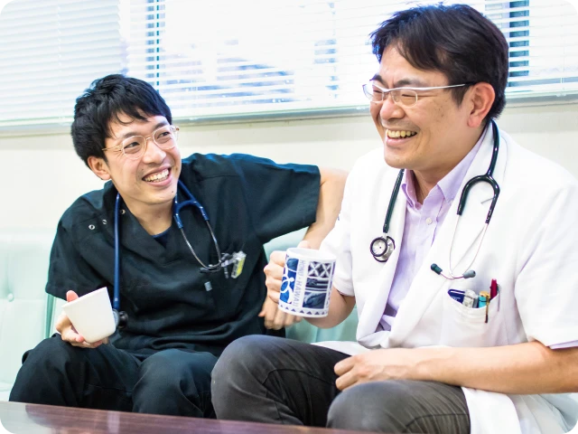 居心地が良い医局の様子